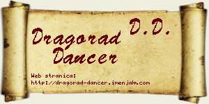 Dragorad Dancer vizit kartica